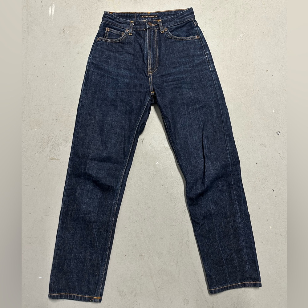 Nudie Jeans Women’s Breezy Britt Rinsed Original Sz 25x26 Blue Denim